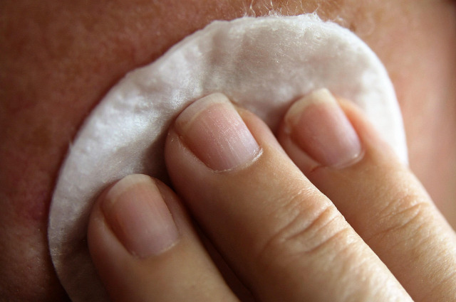 quiet skincare treatment with warm towels
